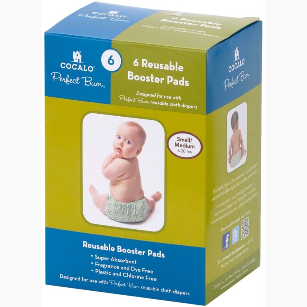 NEW- Cocalo Perfect Bum 6 reusable booster pads